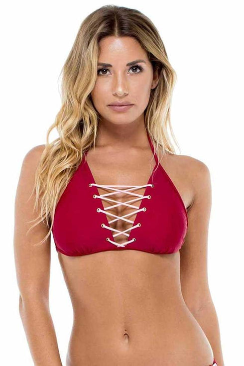 Luli Fama La Corredera High Neck Top